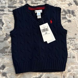 Ralph Lauren Toddler Boy Cable-knit Cotton Sweater 💙